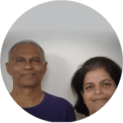 archana and vinod vidwans parents of vihang vidwans from 2018 robotics batch