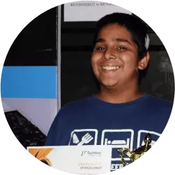 zyfn kothawala completed 5 levels of robotics and automation training with lydnow robotics